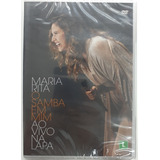 Dvd - Maria Rita - ( O Samba Em Mim Ao Vivo Na Lapa ) - 2016