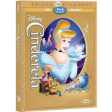 Dvd + Blu-ray: Cinderela Edição Diamante Duplo Enluvado