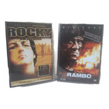 Dvd Box Coleção Rambo - Rocky - Raridade - (10 Dvds)