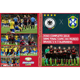 Dvd Brasil 1x7 Alemanha Jogo Completo Copa Do Mundo 2014