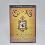 Dvd Carpenters - Live In London Original E Lacrado
