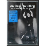 Dvd Dierks Bentley Live Loud At The Fillmore Novo Lacr Orig