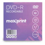 Dvd Gravável Dvd-r 47gb/120min/16x