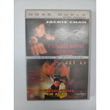 Dvd Jet Li Jackie Chan 2in1 Grande Mestre Guarda Costas Acao