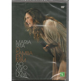 Dvd Maria Rita - O Samba Em Mim Ao Vivo Na Lapa