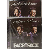 Dvd  Matheus & Kauan  Face A Face - Dvd+cd