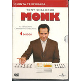 Dvd Monk 5 Quinta Temporada (4discos Tony Shalhoub) Orig Nov