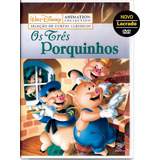 Dvd Os Três Porquinhos Disney Clássico