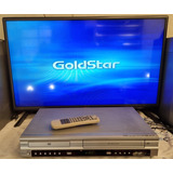Dvd Player C/ Video Cassete Goldstar 4 Head Hifi Estilo LG 