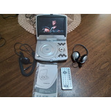 Dvd Player Coby Mod. Tf 7333 Tela 7 100% Funcional C/manual