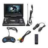 Dvd Portátil Usb 7.8 Tv Fm Dvd Com Jogos 