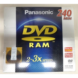 Dvd Ram Panasonic - 240 Minutos - 2 Lados - Lm-ad240le