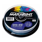 Dvd Regravável Dvd Rw Maxprint 4.7