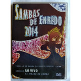 Dvd Sambas De Enredo 2014 Gravado Ao Vivo Novo Lacrado
