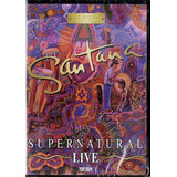 Dvd Santana Supernatural Live Carlos Santana - Lacrado