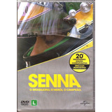 Dvd Senna O Herói O Campeão Ed. 20 Anos + Adesivo - Lacrado