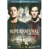 Dvd Supernatural - A 4.ª Temporada Completa (6 Discos)