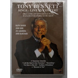 Dvd Tonny Bennett Sings Live In Concert Novo Lacrado