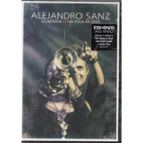 Dvd-alejandro Sanz-la Musica No Se Toca En Vivo Cd+dvd