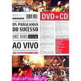 Dvd+cd Os Paralamas Do Sucesso Uns Dias Ao Vivo Lacrado