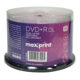 Dvd+r Dl Maxprint 8.5 Gb Pino
