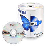 Dvd-r Elgin Com 100 Unidades 16x 4.7gb 120 Minutos