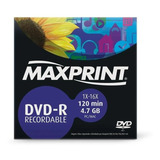 Dvd-r Gravável 4.7gb Envelope Maxprint, Pronta Entrega