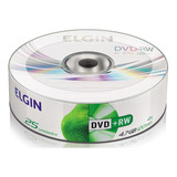 Dvd+rw 4.7gb 4x - Regravável - Com 25 Unidades - Elgin 82085