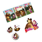 Dvds Masha E O Urso - 3 Dvds Caixa Box - Envio Já