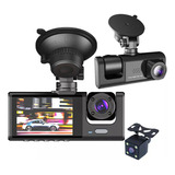 Dvr Dash Camera Hd Câmera Dianteira E Interna Gravador Drive