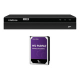 Dvr Stand Alone 08 Canais Full Mhdx 1208 + Hd 1 Tb Intelbras