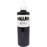 Dynamic Tinta Para Tatuagem 240ml Tattoo Preto Blk Original