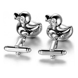 E Par Abotoaduras Pato Com Design Em Formato Pato