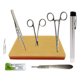 Easy Suture Simulador + Kit Sutura Avançado + Lanterna