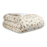 Edredom 100%algodão Para Bebe Berço Mini Cama 150 Fios Macio Cor 21 - Hippie Chic