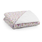 Edredom Para Mini Cama/berço Estampa Floral Infantil Moderno