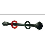 Eixo Traseiro Aço Furado P/blocagem Cubo Bike Joy Tech 145mm