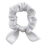 Elástico Cabelo Scrunchie Laço