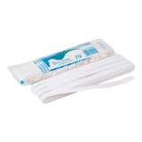Elástico Chato São José Nº 14 - 9mm - 10m - Branco