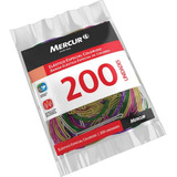 Elástico Mercur Latex Coloridos Pacote Com 200 Elásticos