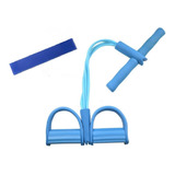 Elástico Pedal Extensor Mini Remo Tensão 4 Tubos E Mini Band