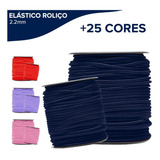 Elástico Roliço Colorido - 2,2mm -