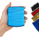 Elástico Roliço Colorido - 2,2mm - 50 Metros- Nybc Cor Azul Turquesa - 199 Desenho Do Tecido Liso