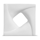Elemento Vazado Branco Em Cerâmica P/ Divisória 20x20x8cm