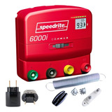 Eletrificador Cerca Rural Speedrite 6000i + Kit Para Raio