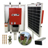 Eletrificador De Cerca Rural Com Placa Solar E Bateria 100km
