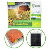 Eletrificador Solar Cerca Elétrica Rural 120km Zs120i Zebu