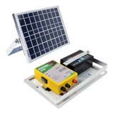 Eletrificador Solar Cerca Elétrica Rural 50km Com Bateria