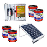 Eletrificador Solar Cerca Elétrica Rural Fs100 + 2000m Fio