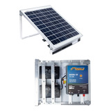 Eletrificador Solar Cerca Elétrica Rural Fs200 Com 2 Bateria